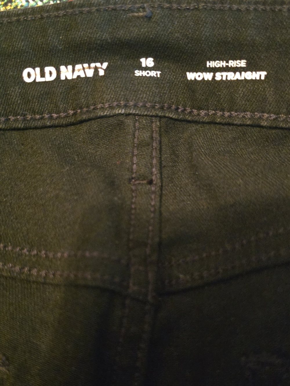 New Old Navy Women's 16 Short Black High-Rise Wow Straight Jeans - Picture 5 of 7